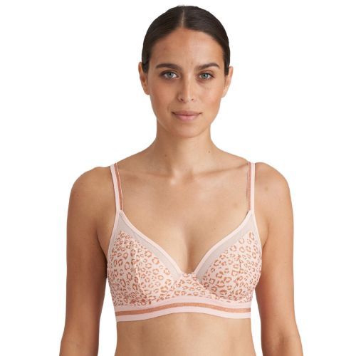 Marie Jo Benicio Longline Plunge Bra - Pearly Pink