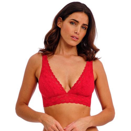 Wacoal Halo Lace Non Wired Soft Cup Bra - Equestrian Red