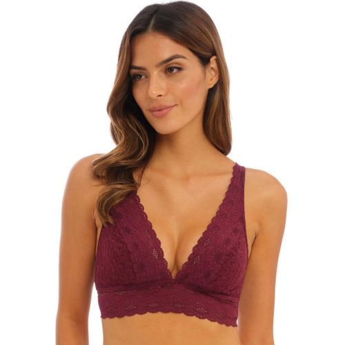 Wacoal Halo Lace Non Wired Soft Cup Bra - Zinfandel