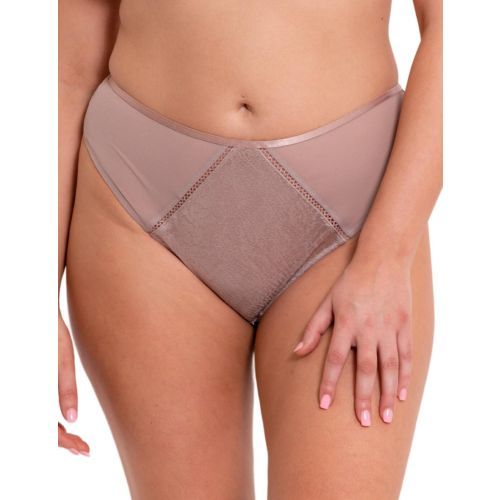 Curvy Kate Amaze High Waist Brazilian Brief - Mink