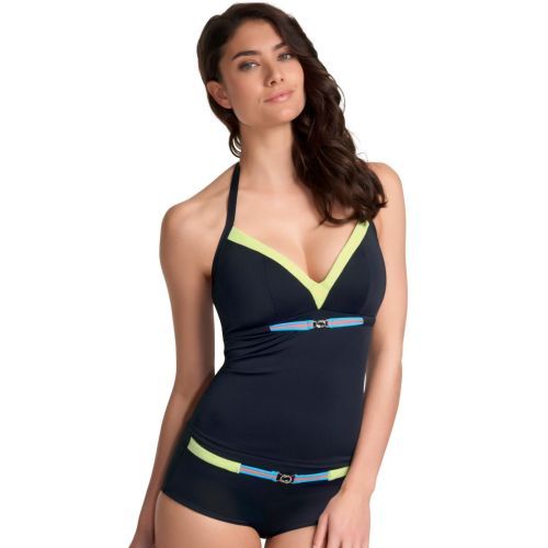 Freya Crush Tankini Top - Black