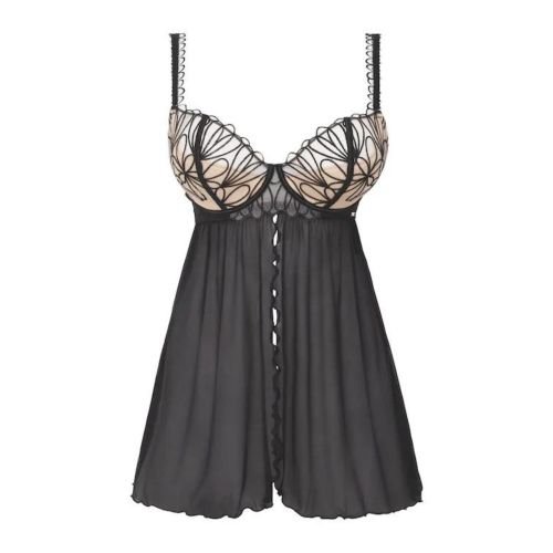 Figleaves Artistry Babydoll - Black