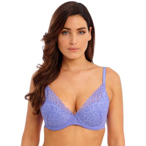 Wacoal Raffine Padded Plunge Bra - Bluebell