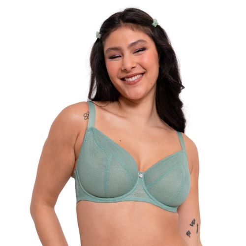 Curvy Kate Happy Boobs and Happy Bum Balcony Bra - Sage Green