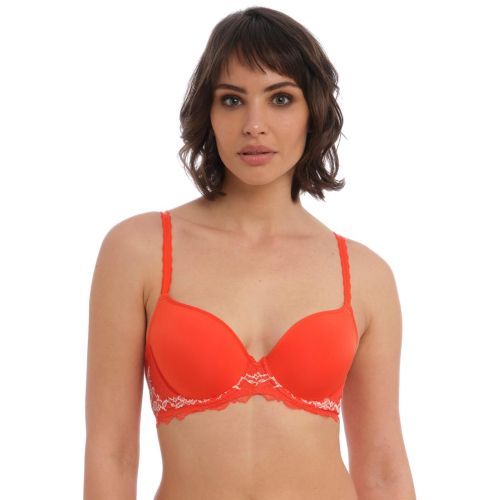 Wacoal Lace Perfection Underwired Contour Bra - Fiesta