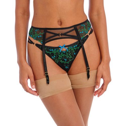 Freya Show Off Suspender Belt - Black
