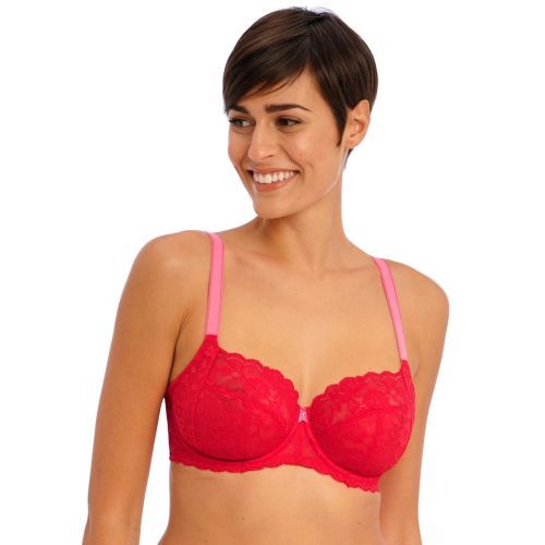 Freya Offbeat Side Support Bra - Chilli Red