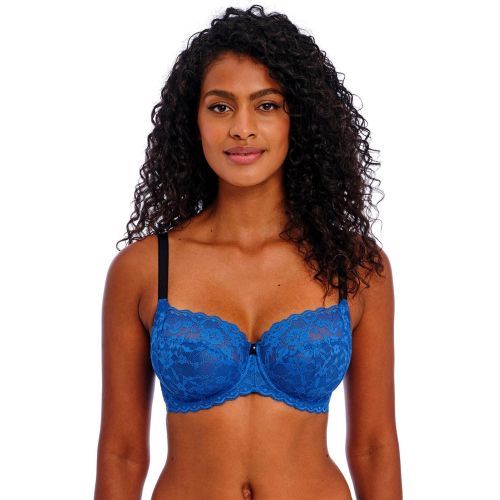 Freya Offbeat Side Support Bra - Dazzling Blue