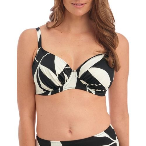 Fantasie Ile De Re Full Cup Bikini Top - Black & Cream