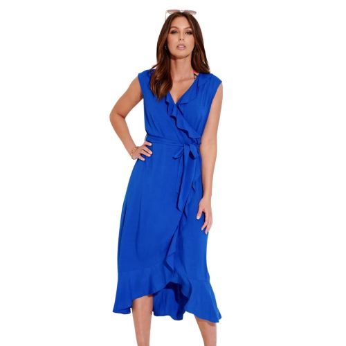 Pour Moi Midaxi Beach Dress - Ultramarine
