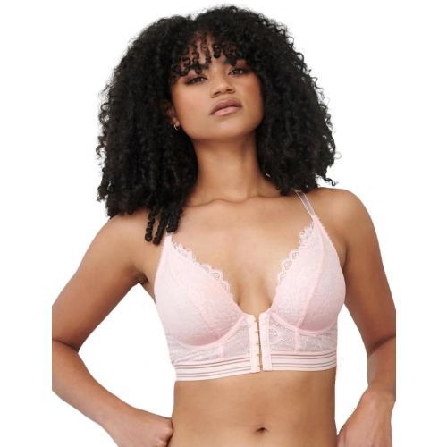 Pour Moi Revolution Front Fastening Bralette - Soft Pink