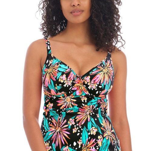 Freya Wild Daisy Plunge Tankini Top - Multi