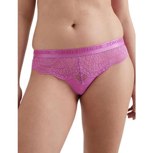 Tommy Hilfiger TH Lace Brazilian Brief - Lilac Orchid