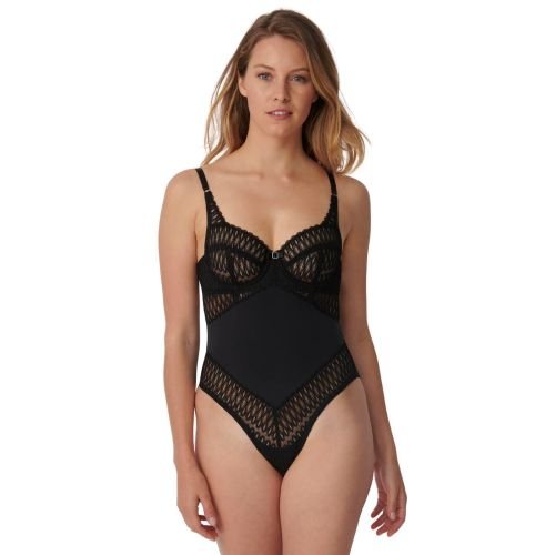 Triumph Aura Spotlight Underwired Bodysuit - Black
