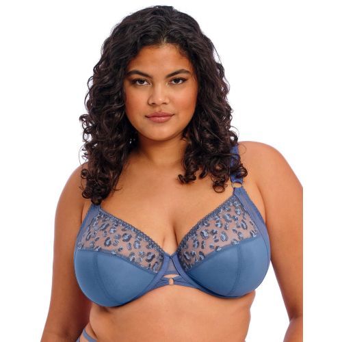 Elomi Namrah Bandless Plunge Bra - Stonewash