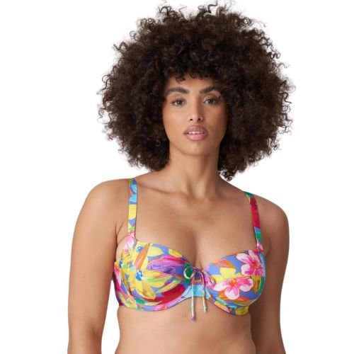 Prima Donna Swim Sazan Full Cup Bikini Top - Blue Bloom