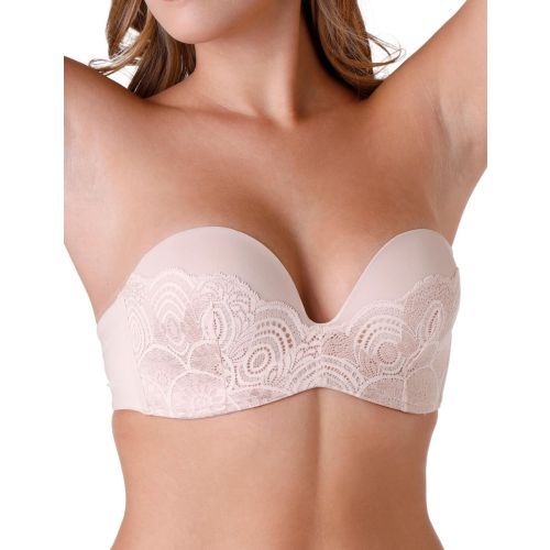Wonderbra Refined Glamour Strapless Bra - Creamy Pearl
