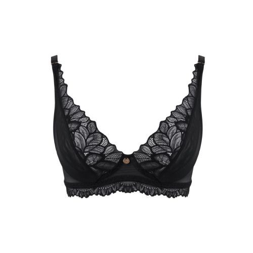 Wonderbra Spirit Triangle Lace Bra - Black