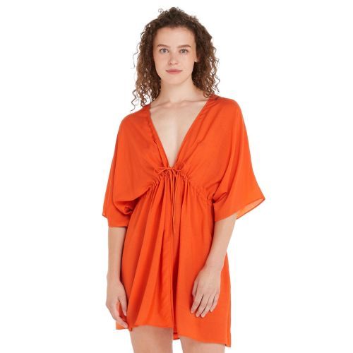 Tommy Hilfiger TH Beach Cover Up - Deep Orange
