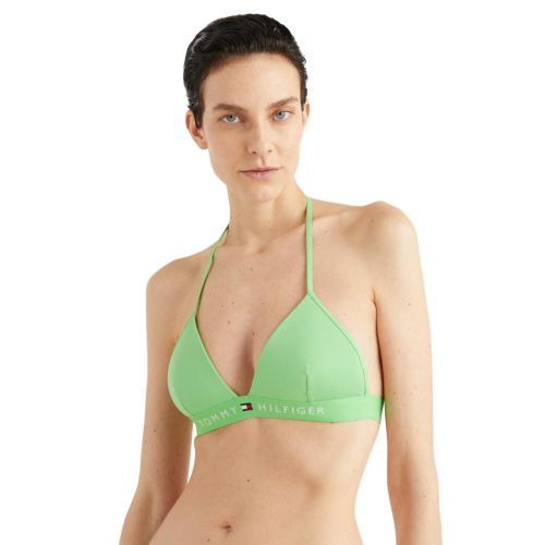 Tommy Hilfiger TH Original Triangle Bikini Top - Spring Lime