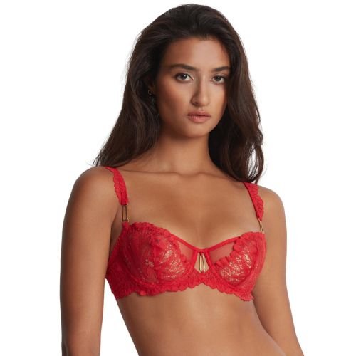 Aubade Flowermania Half Cup Bra - Rouge Floral