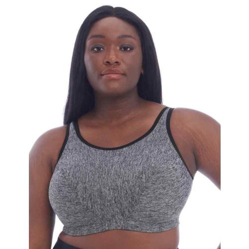 Goddess Sports Non Wired Sports Bra - Pewter Heather