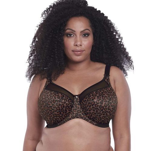 Goddess Kayla Full Cup Bra - Dark Leopard