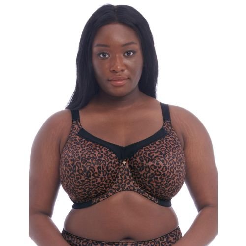 Goddess Kayla Full Cup Bra - Dark Leopard