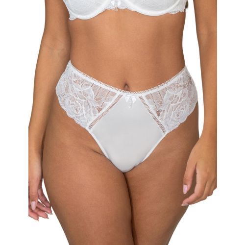 Pour Moi Ooo La La High Waist Brazilian Brief - White