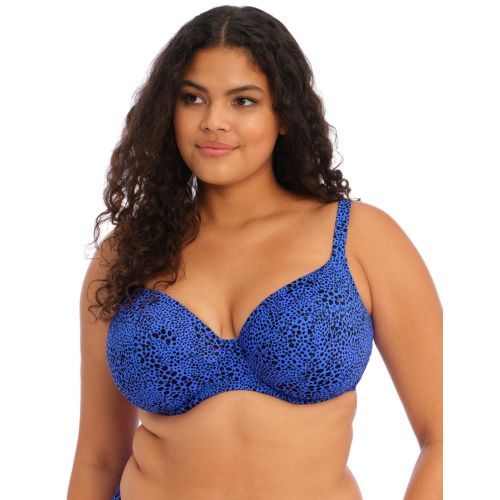 Elomi Pebble Cove Plunge Bikini Top - Blue