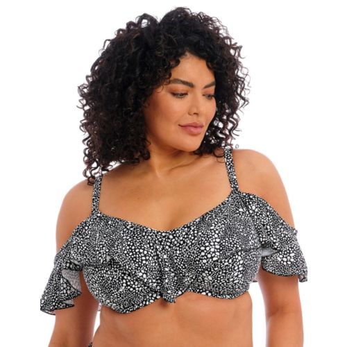 Elomi Pebble Cove Underwired Bikini Top - Black