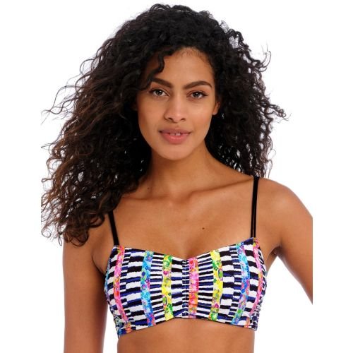 Freya Electro Rave Bralette Bikini Top - Multi