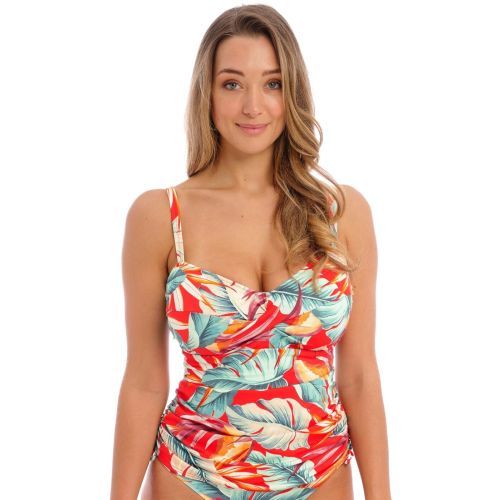 Fantasie Bamboo Grove Underwired Tankini Top - Hot Chilli