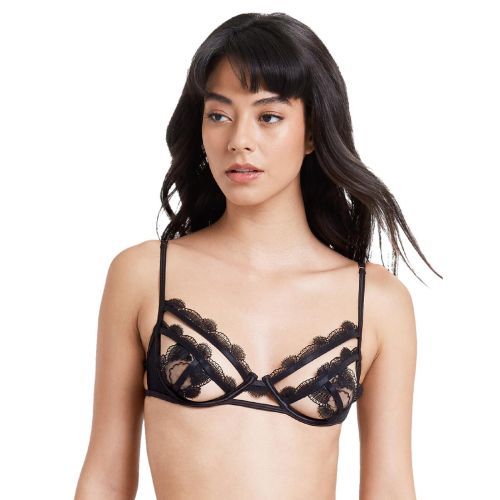 Bluebella Ember Open Cup Bra - Black