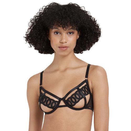 Bluebella Juliette Cut Out Bra - Black