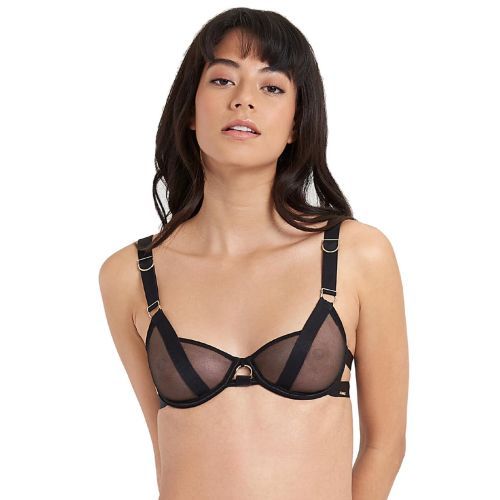Bluebella Thea Half Cup Bra - Black