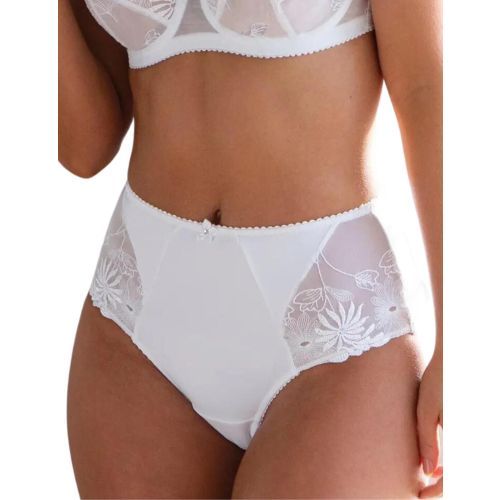 Pour Moi St Tropez High Waist Deep Brief - White