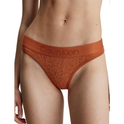 Calvin Klein Intrinsic Lace Thong - Gingerbread