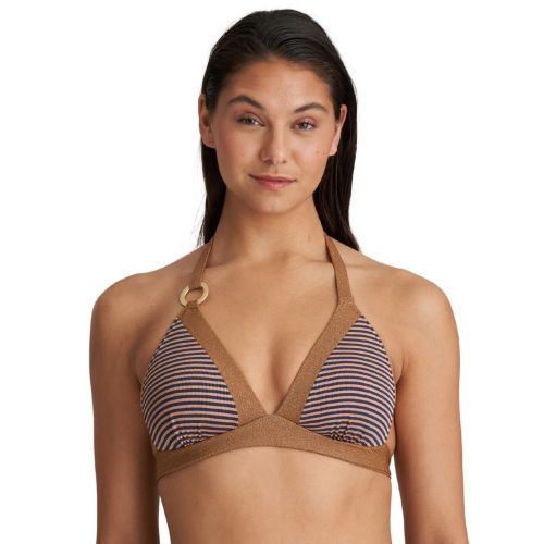 Marie Jo Saturna Padded Triangle Bikini Top - Ocean Bronze