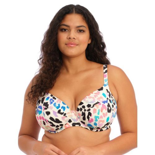 Elomi Party Bay Plunge Bikini Top - Multi
