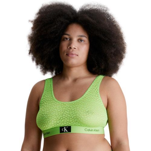 Calvin Klein CK96 Lace Plus Bralette - Fabulous Green