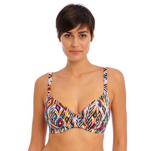 Freya Viva La Fiesta Plunge Bikini Top - Multi