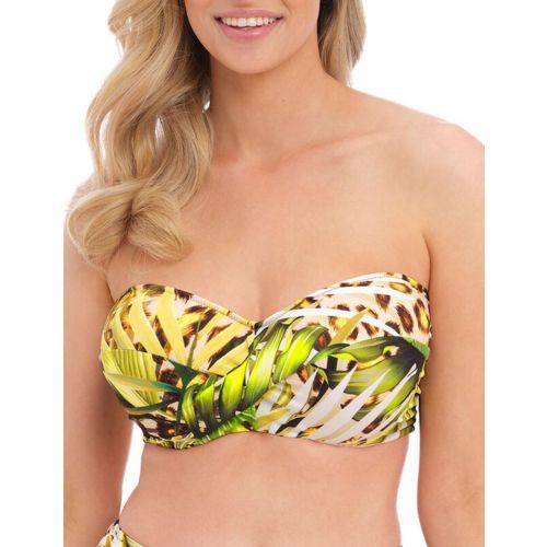 Fantasie Kabini Oasis Twist Front Bandeau Bikini Top - Multi
