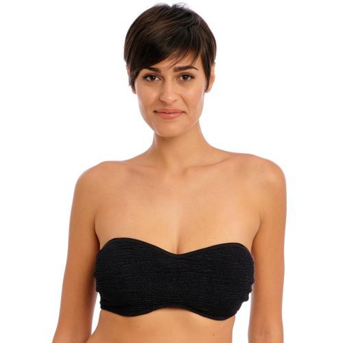 Freya Ibiza Waves Bandeau Bikini Top - Black