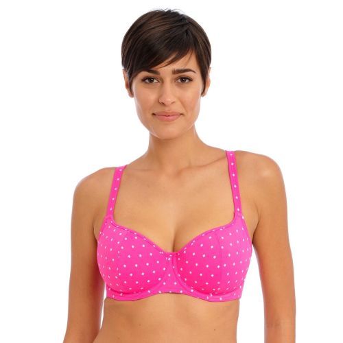 Freya Jewel Cove Underwired Sweetheart Bikini Top - Raspberry