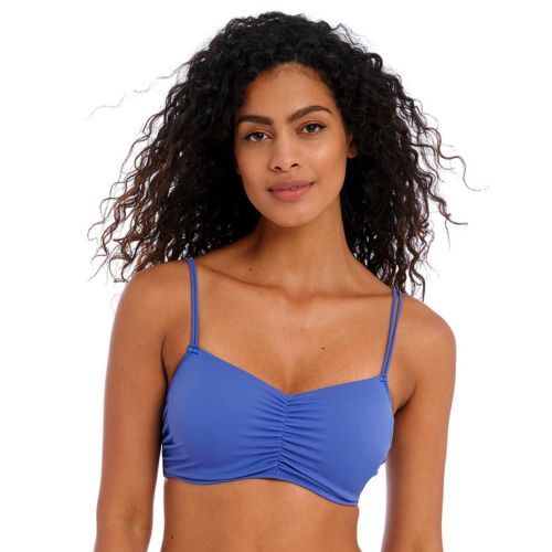 Freya Jewel Cove Bralette Bikini Top - Plain Azure