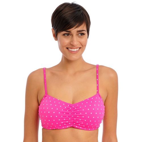 Freya Jewel Cove Bralette Bikini Top - Raspberry