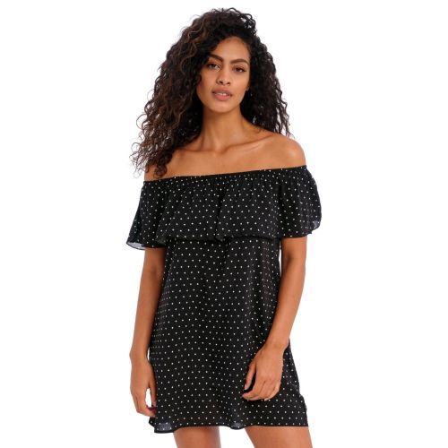 Freya Jewel Cove Beach Cover Up Dress - Black