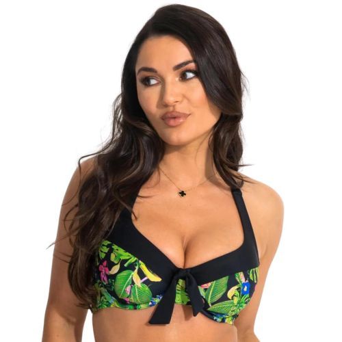 Pour Moi St Lucia Halter Bikini Top - Tropical