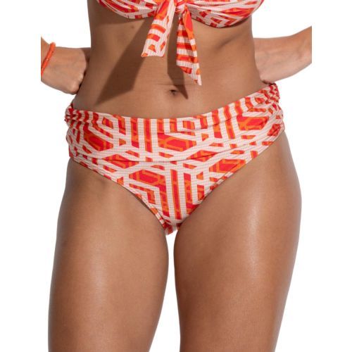 Pour Moi Casablanca Fold Over Bikini Brief - Orange